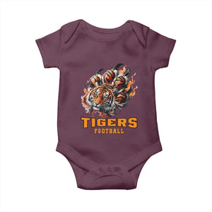 Funny BFT Baby Onesie Football Player Gift TS12 Maroon Print Your Wear