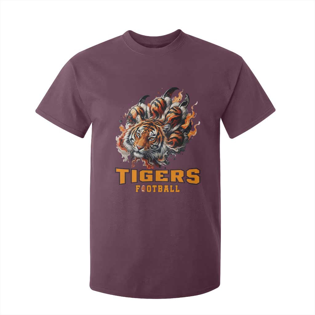 Funny BFT T Shirt For Kid Football Player Gift TS12 Maroon Print Your Wear