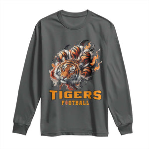 Funny BFT Long Sleeve Shirt Football Player Gift TS12 Dark Heather Print Your Wear