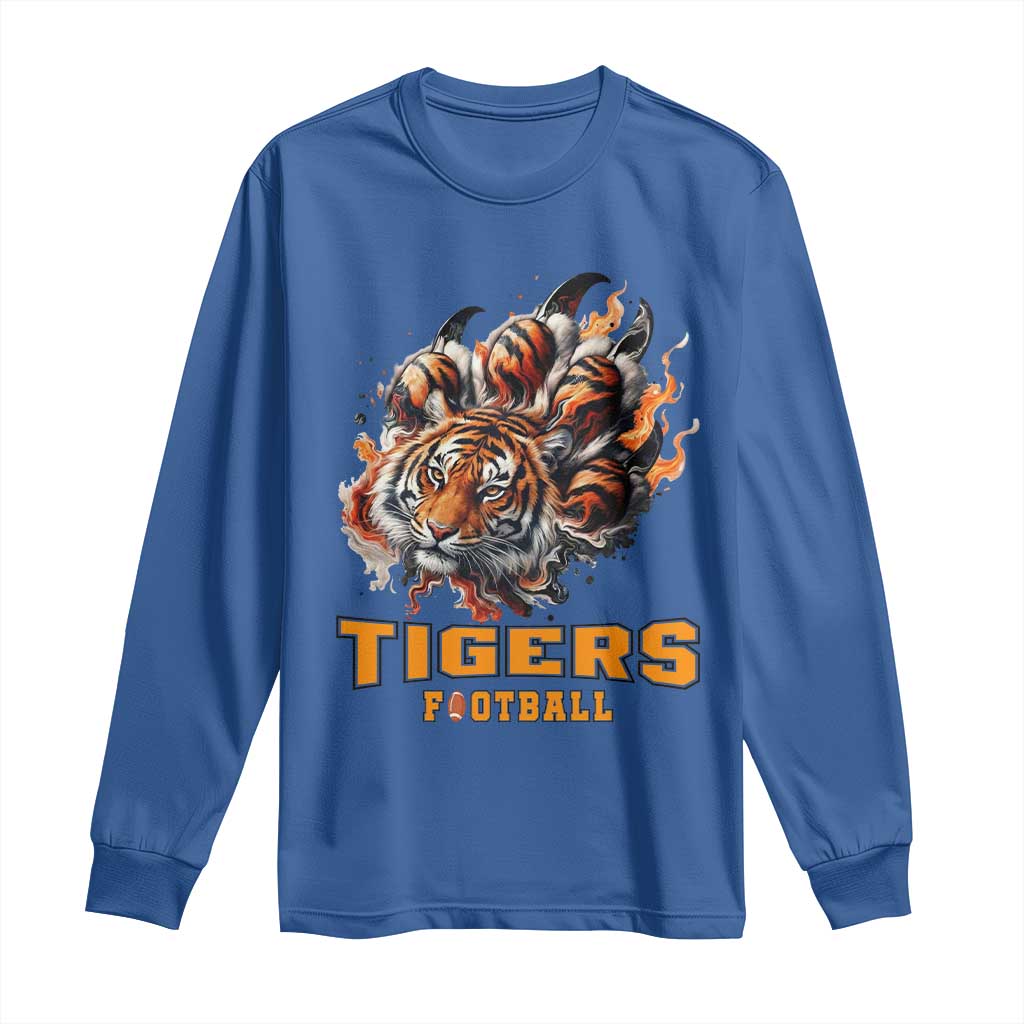 Funny BFT Long Sleeve Shirt Football Player Gift TS12 Royal Blue Print Your Wear
