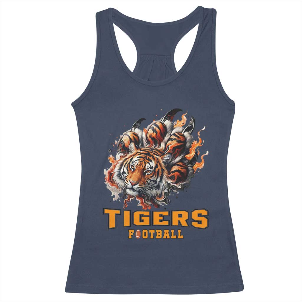 Funny BFT Racerback Tank Top Football Player Gift TS12 Navy Print Your Wear