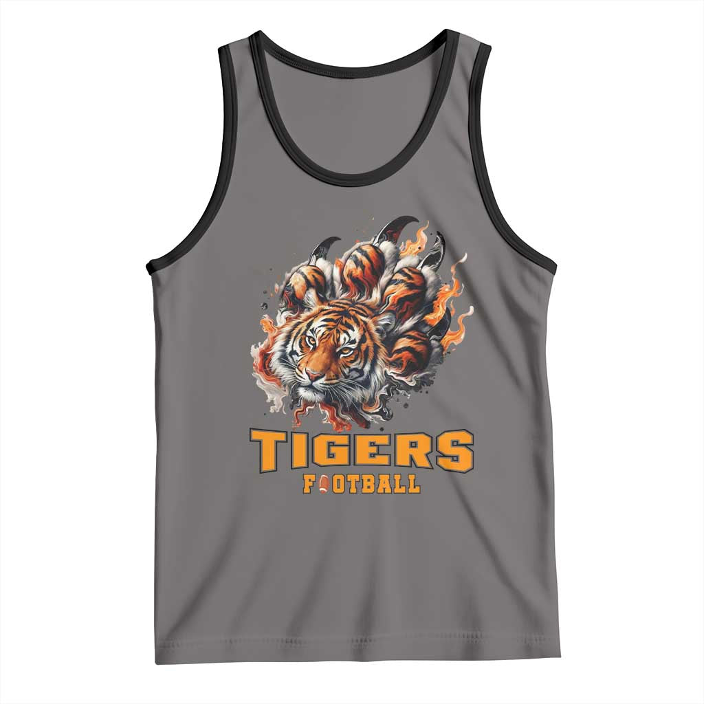 Funny BFT Tank Top Football Player Gift TS12 Deep Heather Black Print Your Wear