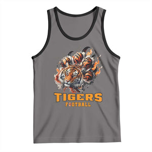 Funny BFT Tank Top Football Player Gift TS12 Deep Heather Black Print Your Wear