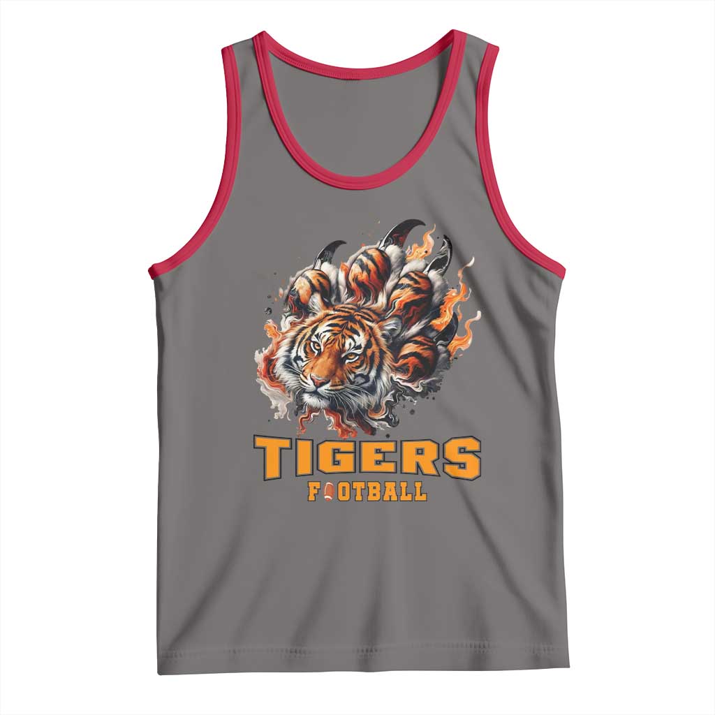 Funny BFT Tank Top Football Player Gift TS12 Deep Heather Red Print Your Wear