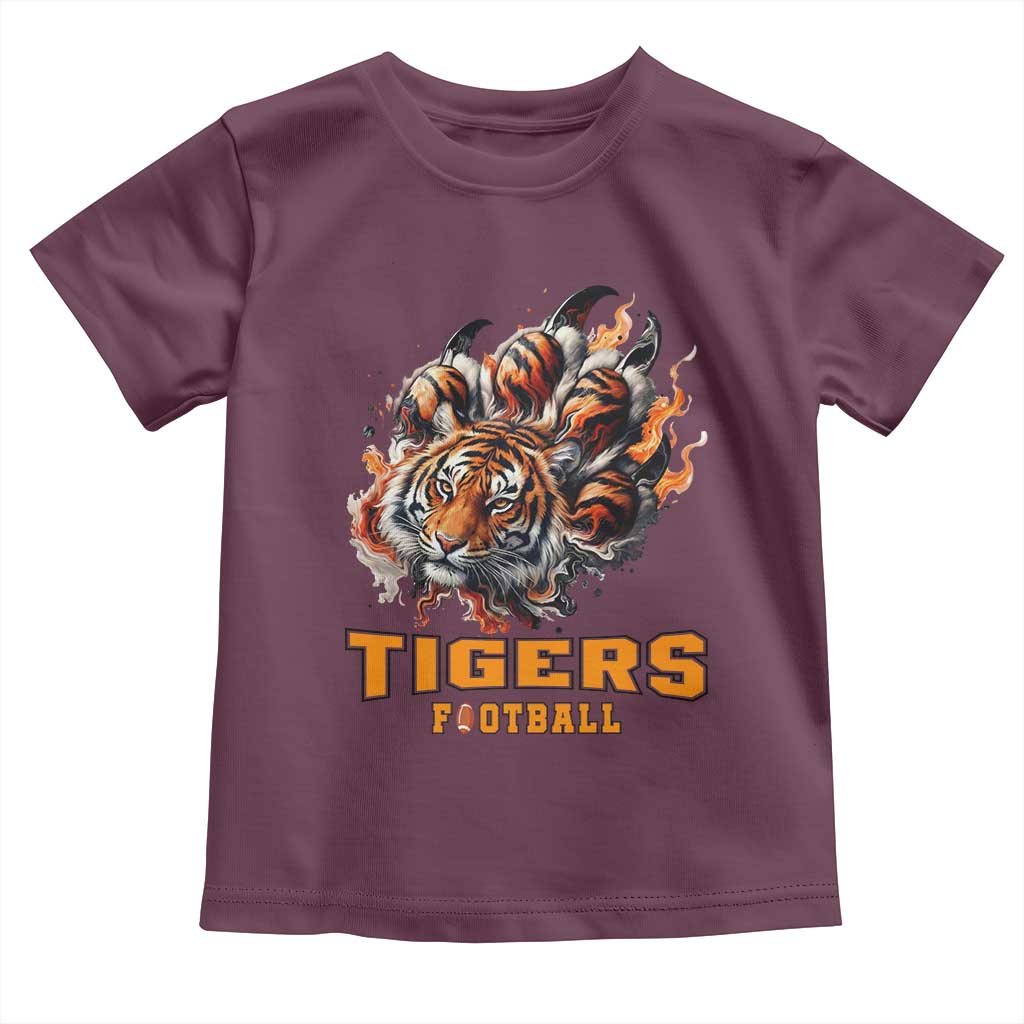 Funny BFT Toddler T Shirt Football Player Gift TS12 Maroon Print Your Wear