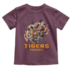 Funny BFT Toddler T Shirt Football Player Gift TS12 Maroon Print Your Wear
