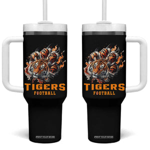 Funny BFT Tumbler With Handle Football Player Gift TS12 One Size: 40 oz Black Print Your Wear