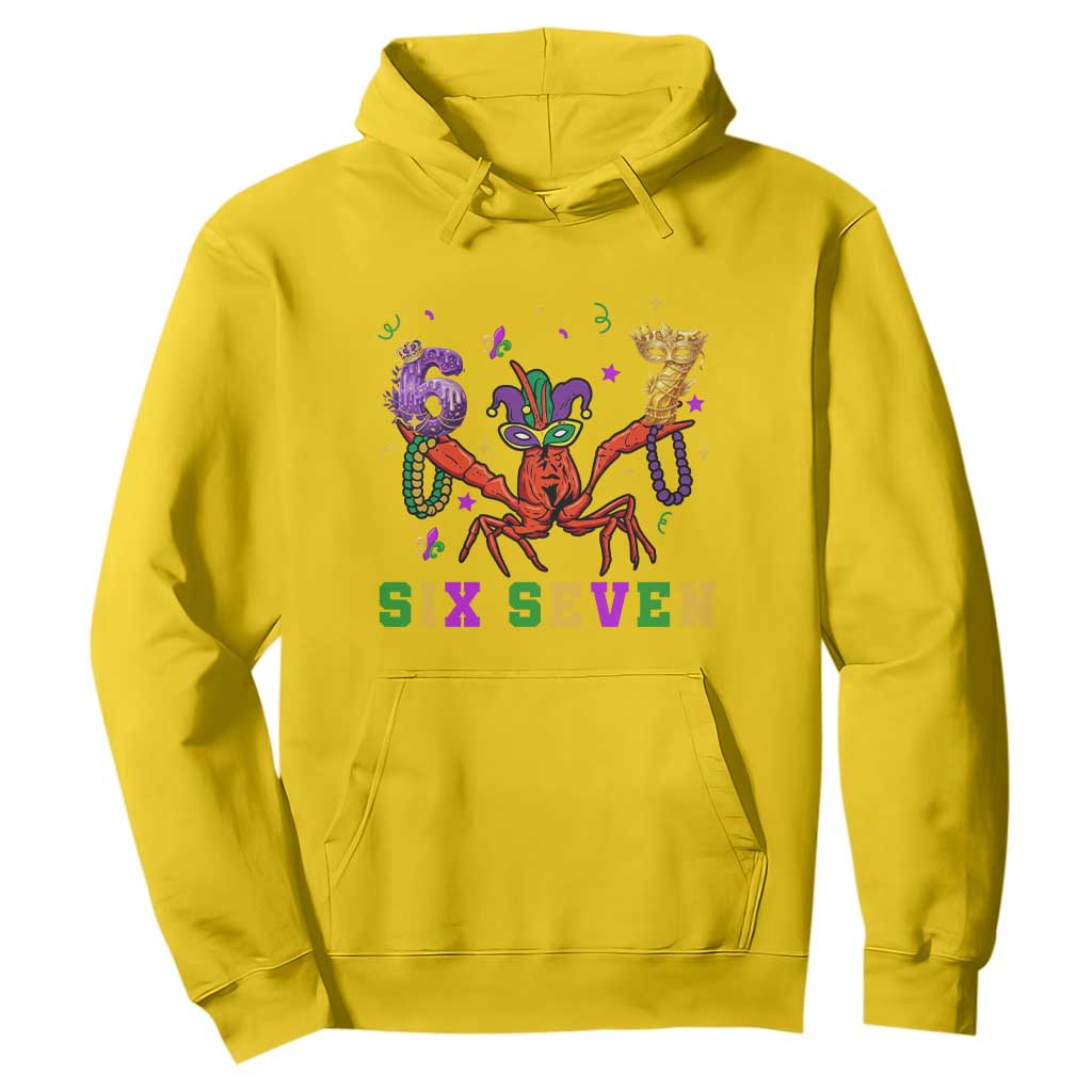 Funny 67 Crawfish Mardi Gras Hoodie Six Seven Meme TS12 Daisy Print Your Wear