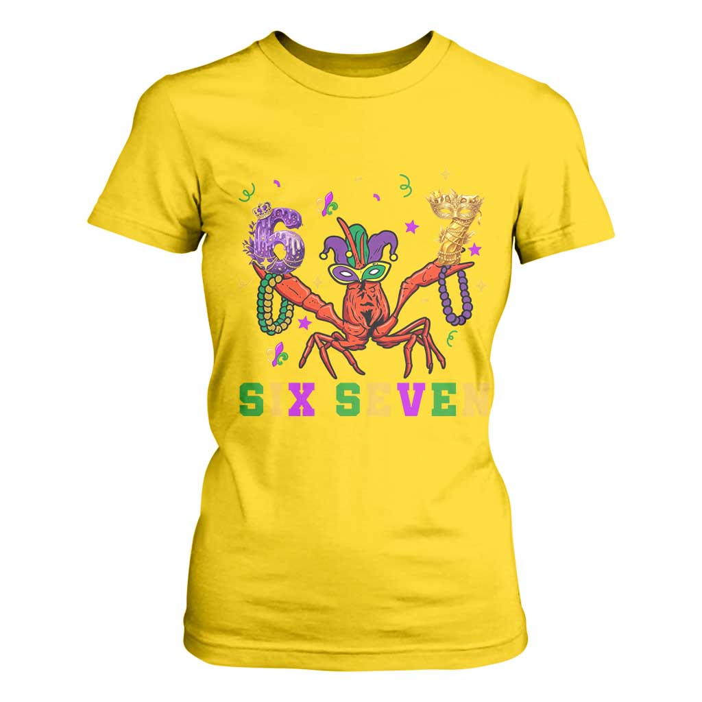 Funny 67 Crawfish Mardi Gras T Shirt For Women Six Seven Meme TS12 Daisy Print Your Wear