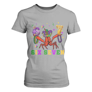 Funny 67 Crawfish Mardi Gras T Shirt For Women Six Seven Meme TS12 Sport Gray Print Your Wear