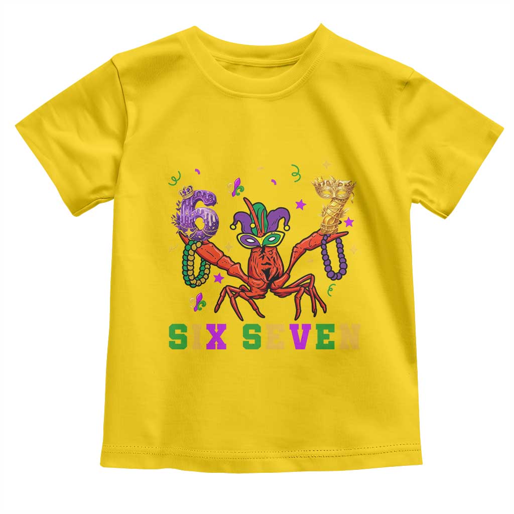 Funny 67 Crawfish Mardi Gras Toddler T Shirt Six Seven Meme TS12 Daisy Print Your Wear
