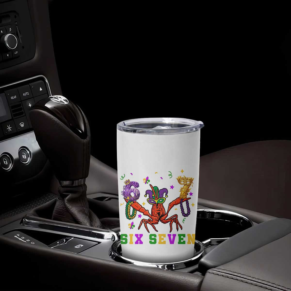 Funny 67 Crawfish Mardi Gras Tumbler Cup Six Seven Meme TS12 Print Your Wear