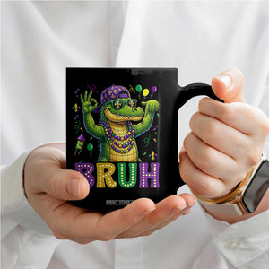 Mardi Gras Mardigator Alligator Six Seven Bruh Meme Coffee Mug TS12 Print Your Wear