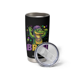 Mardi Gras Mardigator Alligator Six Seven Bruh Meme Tumbler Cup TS12 Print Your Wear
