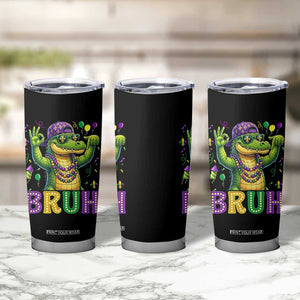 Mardi Gras Mardigator Alligator Six Seven Bruh Meme Tumbler Cup TS12 Print Your Wear