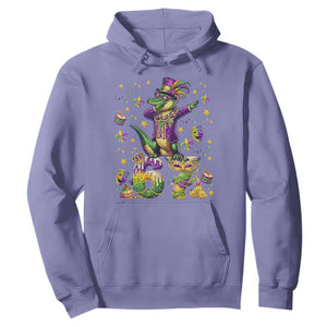 Funny Mardigator Alligator Six Seven Meme Hoodie Mardi Gras Gifts TS12 Violet Print Your Wear