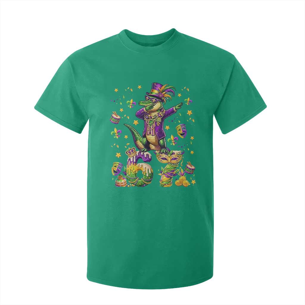 Funny Mardigator Alligator Six Seven Meme T Shirt For Kid Mardi Gras Gifts TS12 Irish Green Print Your Wear