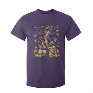 Funny Mardigator Alligator Six Seven Meme T Shirt For Kid Mardi Gras Gifts TS12 Purple Print Your Wear