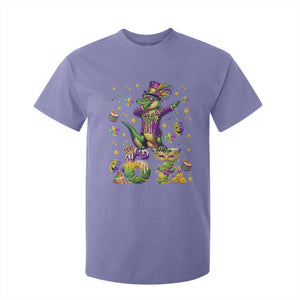 Funny Mardigator Alligator Six Seven Meme T Shirt For Kid Mardi Gras Gifts TS12 Violet Print Your Wear