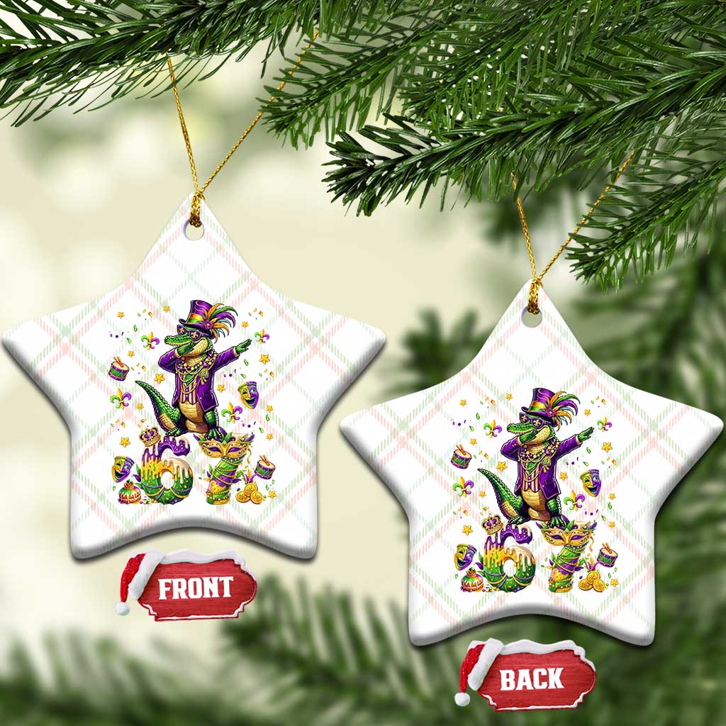 Funny Mardigator Alligator Six Seven Meme Ceramic Ornament Mardi Gras Gifts TS12 Print Your Wear
