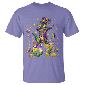 Funny Mardigator Alligator Six Seven Meme T Shirt Mardi Gras Gifts TS12 Violet Print Your Wear