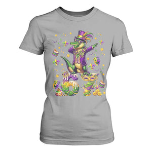Funny Mardigator Alligator Six Seven Meme T Shirt For Women Mardi Gras Gifts TS12 Sport Gray Print Your Wear