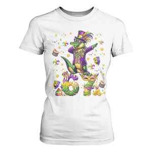 Funny Mardigator Alligator Six Seven Meme T Shirt For Women Mardi Gras Gifts TS12 White Print Your Wear