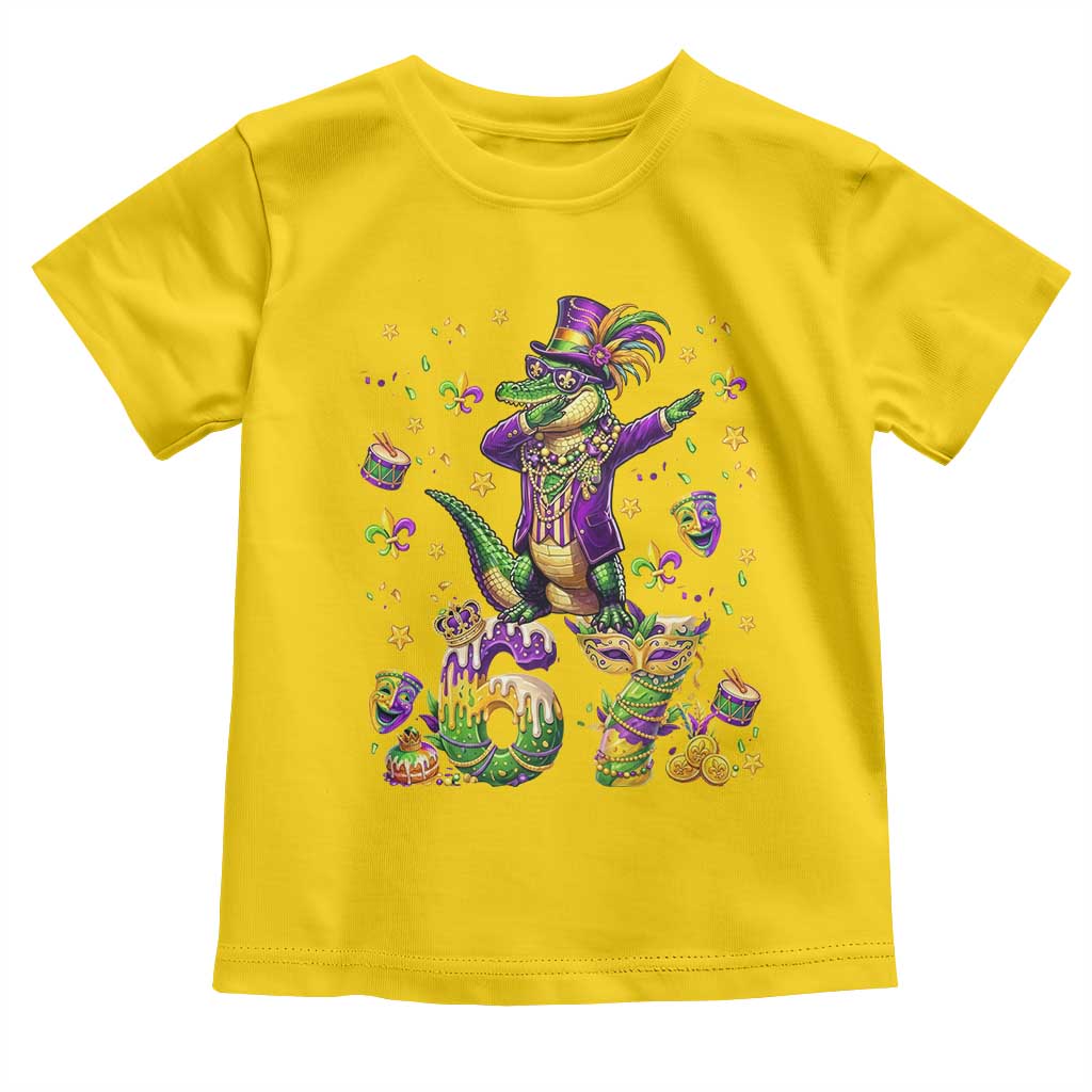 Funny Mardigator Alligator Six Seven Meme Toddler T Shirt Mardi Gras Gifts TS12 Daisy Print Your Wear