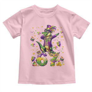 Funny Mardigator Alligator Six Seven Meme Toddler T Shirt Mardi Gras Gifts TS12 Light Pink Print Your Wear