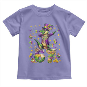Funny Mardigator Alligator Six Seven Meme Toddler T Shirt Mardi Gras Gifts TS12 Violet Print Your Wear