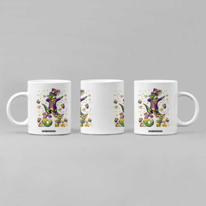 Funny Mardigator Alligator Six Seven Meme Coffee Mug Mardi Gras Gifts TS12 Print Your Wear