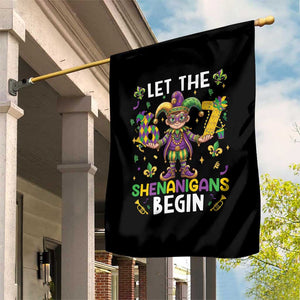Let The 67 Shenanigans Begin Garden Flag Six Seven Meme Mardi Gras TS12 Print Your Wear