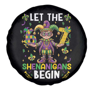 Let The 67 Shenanigans Begin Spare Tire Cover Six Seven Meme Mardi Gras TS12 Print Your Wear