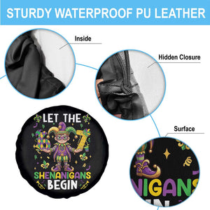Let The 67 Shenanigans Begin Spare Tire Cover Six Seven Meme Mardi Gras TS12 Print Your Wear