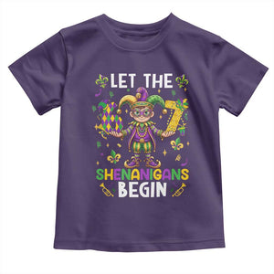 Let The 67 Shenanigans Begin Toddler T Shirt Six Seven Meme Mardi Gras TS12 Purple Print Your Wear