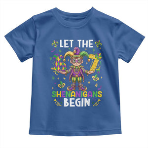 Let The 67 Shenanigans Begin Toddler T Shirt Six Seven Meme Mardi Gras TS12 Royal Blue Print Your Wear