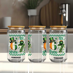 Funny St Patricks Six Seven Glass Can Gen Z Irish Gift TS12 Print Your Wear