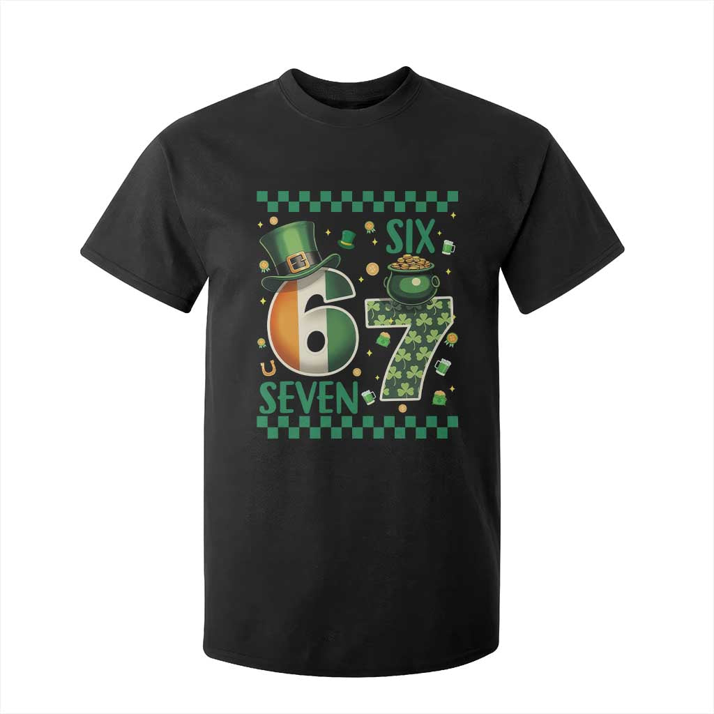 Funny St Patricks Six Seven T Shirt For Kid Gen Z Irish Gift TS12 Black Print Your Wear