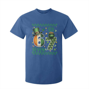 Funny St Patricks Six Seven T Shirt For Kid Gen Z Irish Gift TS12 Royal Blue Print Your Wear