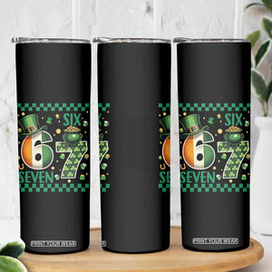 Funny St Patricks Six Seven Skinny Tumbler Gen Z Irish Gift TS12 Print Your Wear