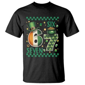 Funny St Patricks Six Seven T Shirt Gen Z Irish Gift TS12 Black Print Your Wear