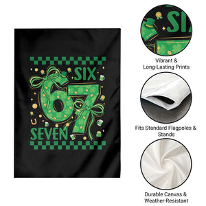 Funny St Patricks Day Garden Flag Six Seven Meme Irish Gag Gift TS12 Print Your Wear