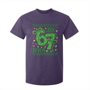 Funny St Patricks Day T Shirt For Kid Six Seven Meme Irish Gag Gift TS12 Purple Print Your Wear