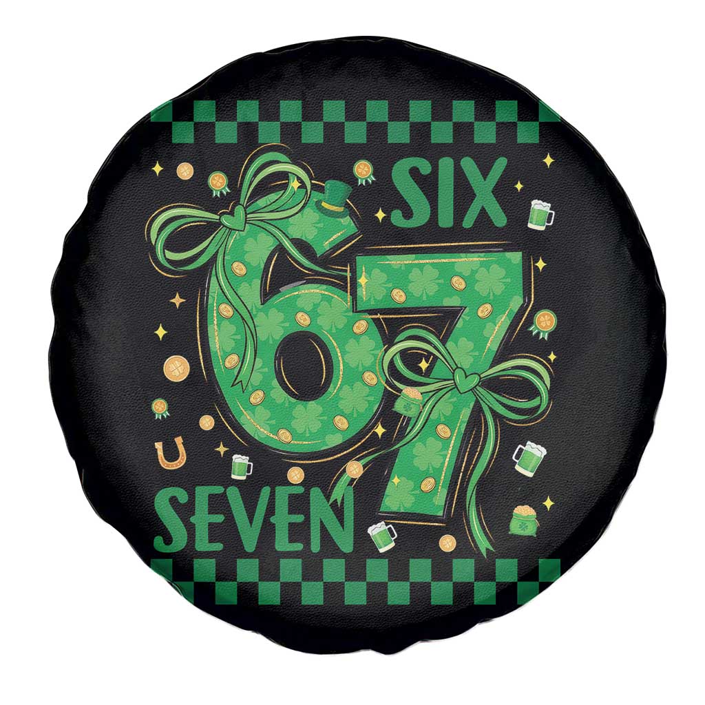 Funny St Patricks Day Spare Tire Cover Six Seven Meme Irish Gag Gift TS12 Print Your Wear