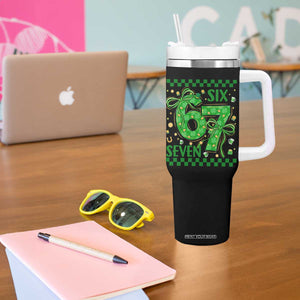 Funny St Patricks Day Tumbler With Handle Six Seven Meme Irish Gag Gift TS12 Print Your Wear
