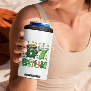 Funny St Patricks Day Six Seven Meme 4 in 1 Can Cooler Tumbler Irish American Gift TS12 Print Your Wear