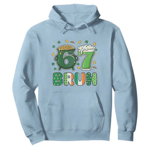 Funny St Patricks Day Six Seven Meme Hoodie Irish American Gift TS12 Light Blue Print Your Wear