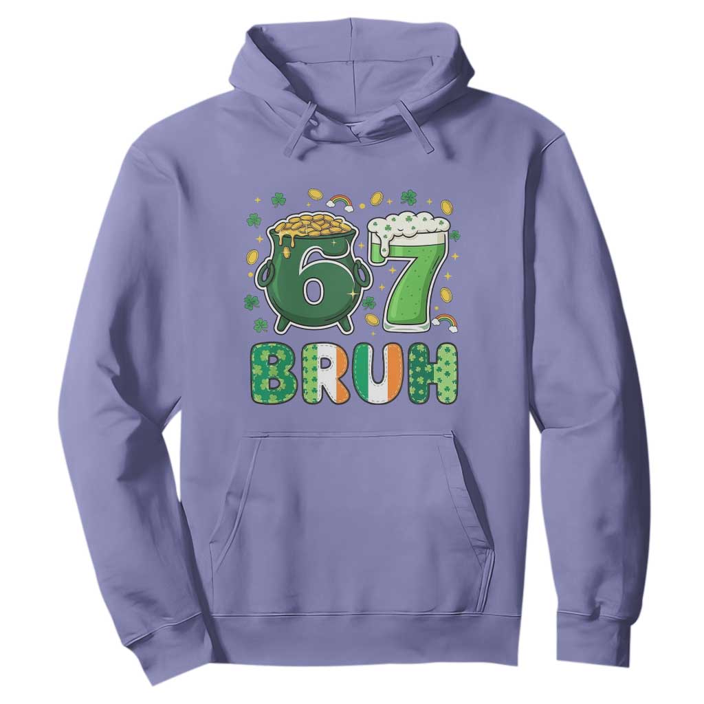 Funny St Patricks Day Six Seven Meme Hoodie Irish American Gift TS12 Violet Print Your Wear