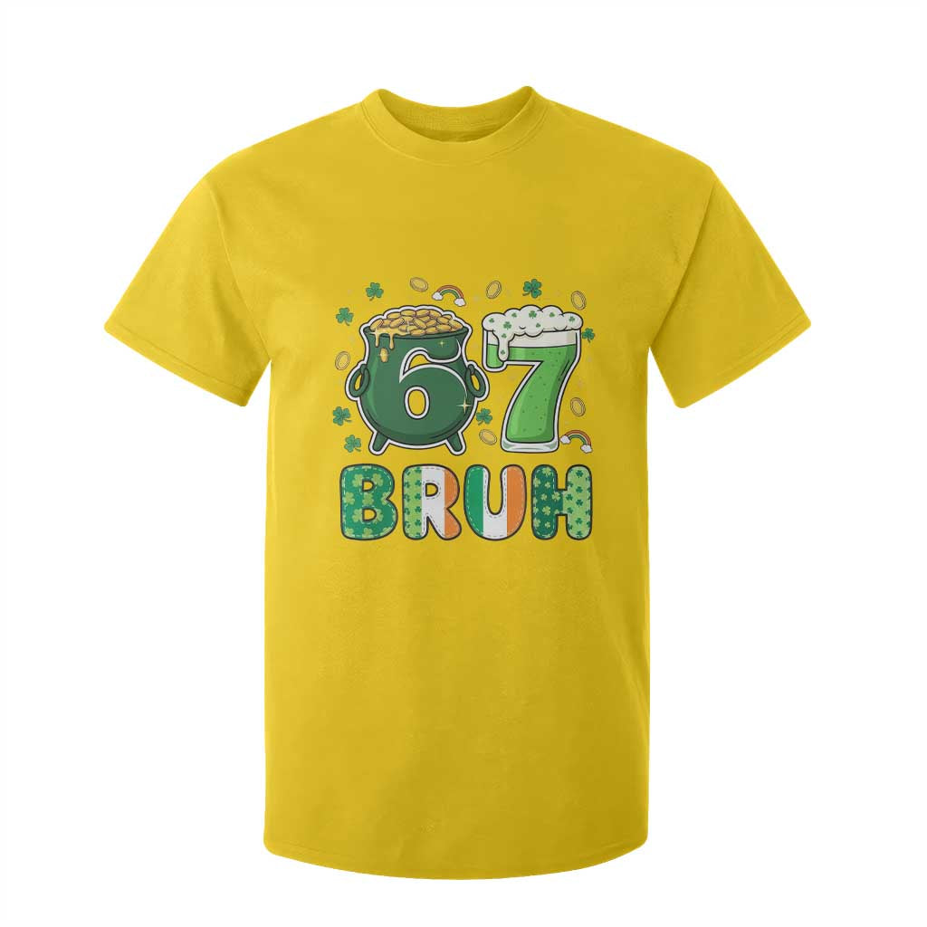 Funny St Patricks Day Six Seven Meme T Shirt For Kid Irish American Gift TS12 Daisy Print Your Wear