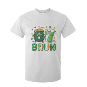 Funny St Patricks Day Six Seven Meme T Shirt For Kid Irish American Gift TS12 White Print Your Wear